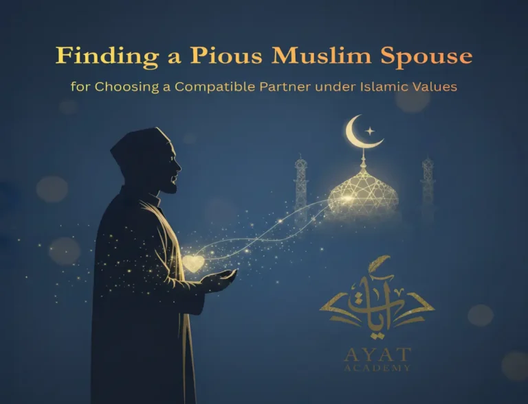 Finding a Pious Muslim Spouse